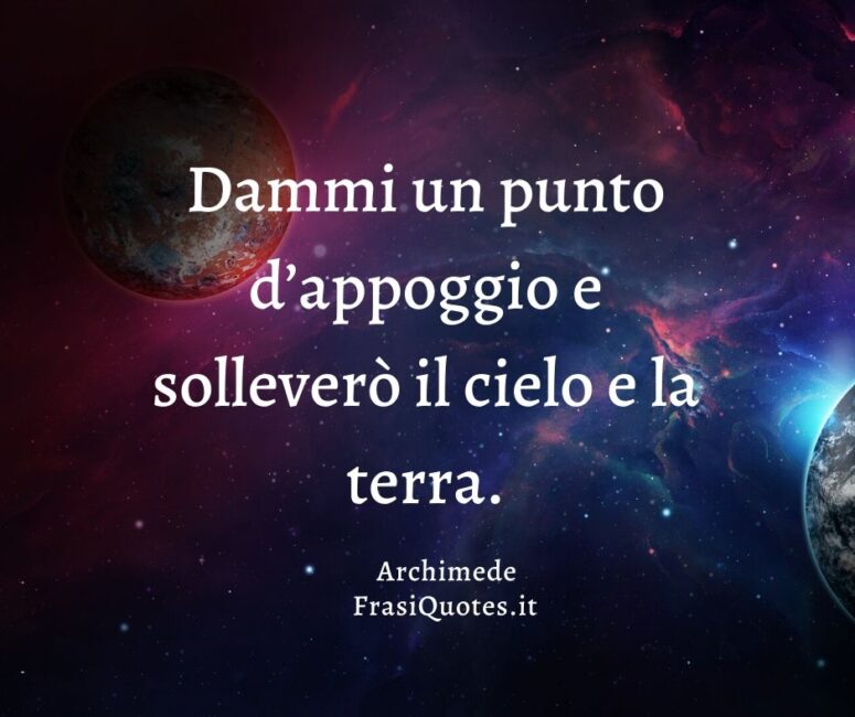 Frasi celebri Archimede